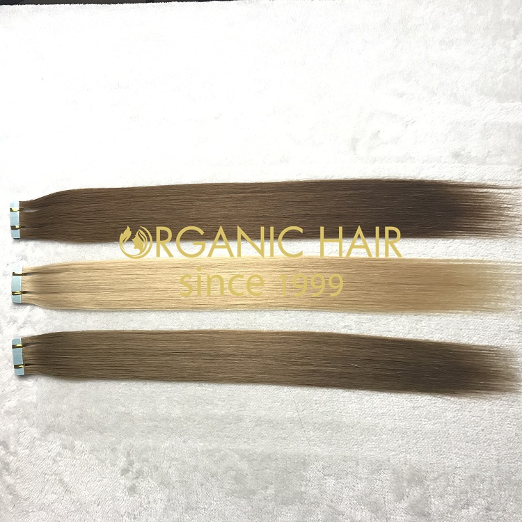 100% genuine remy human high quality tape in hair on sale I7